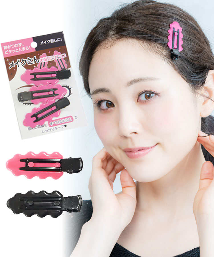メイクさんの前髪クリップ 3個セット ルームヘアアクセサリー 公式 Muk Online Shop 人気アクセサリー ジュエリー通販