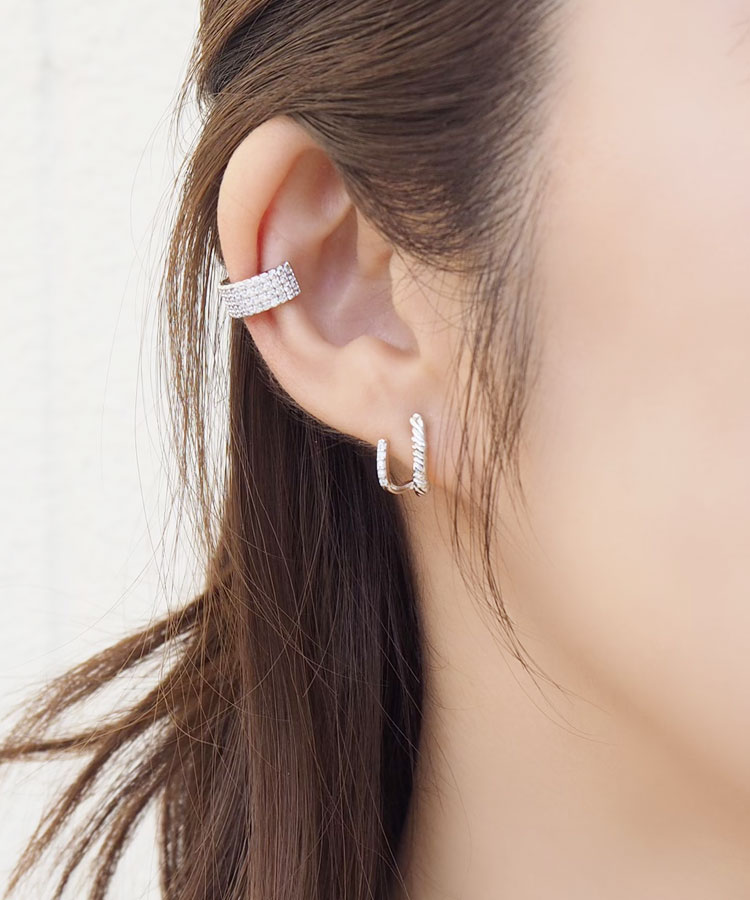 2連風シンプルリングピアス ピアス 公式 Muk Online Shop 人気アクセサリー ジュエリー通販