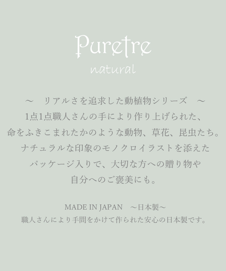 カラーの花のピアス